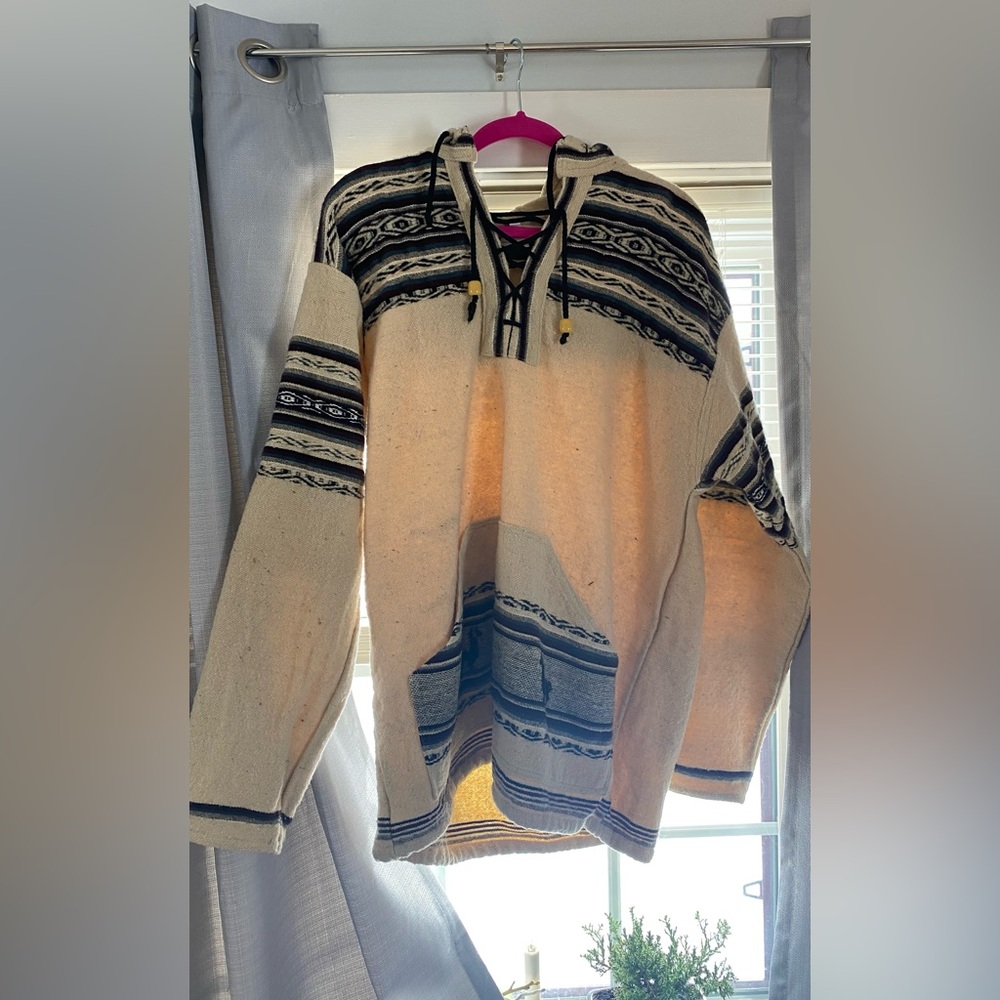 Hippie Hoodie 100% Wool